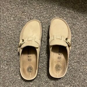 Birkenstock Tan Mules Comfortable Cork Footbed